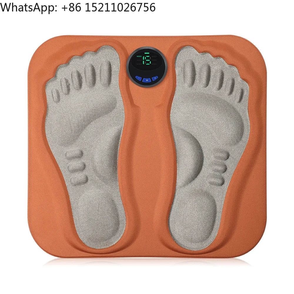 2024 EMS foot massage pad with remote controller Electric Stimulation  Circulati on Feet Massager Folding