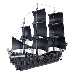IN STOCK MOC Creativity the Black Pearl Pirate Ship Building Blocks Bricks Assembling Model Toys for Children Birthday Gift Set