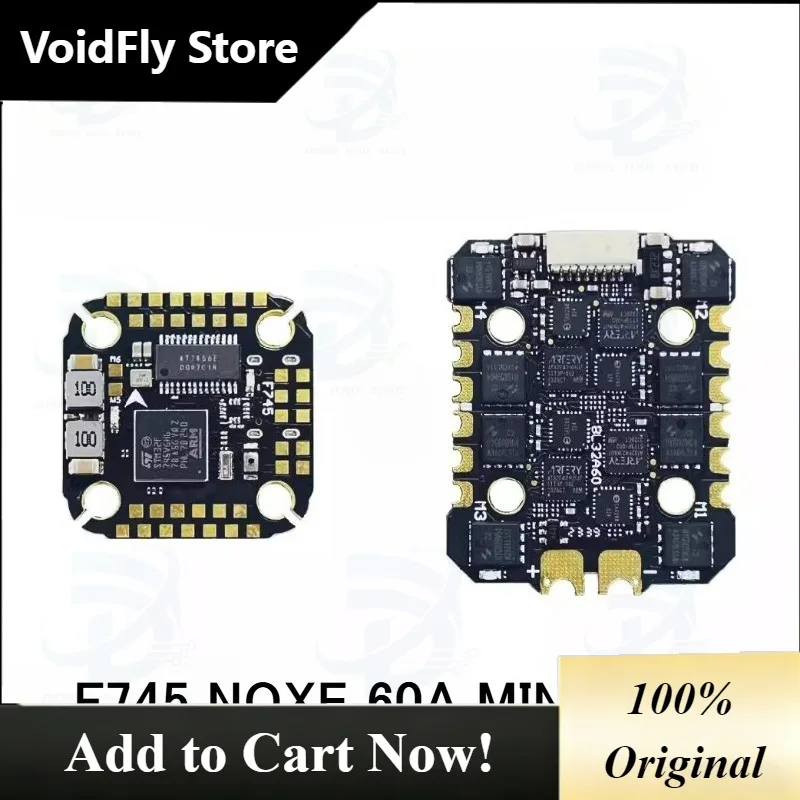 VoidFly 1pcs for F745 Mini Flight Controller Stack ICM42688P F745 NOXE Flight Controller BL32 45A 60A 4in1 ESC 3-6S for FPV Dron