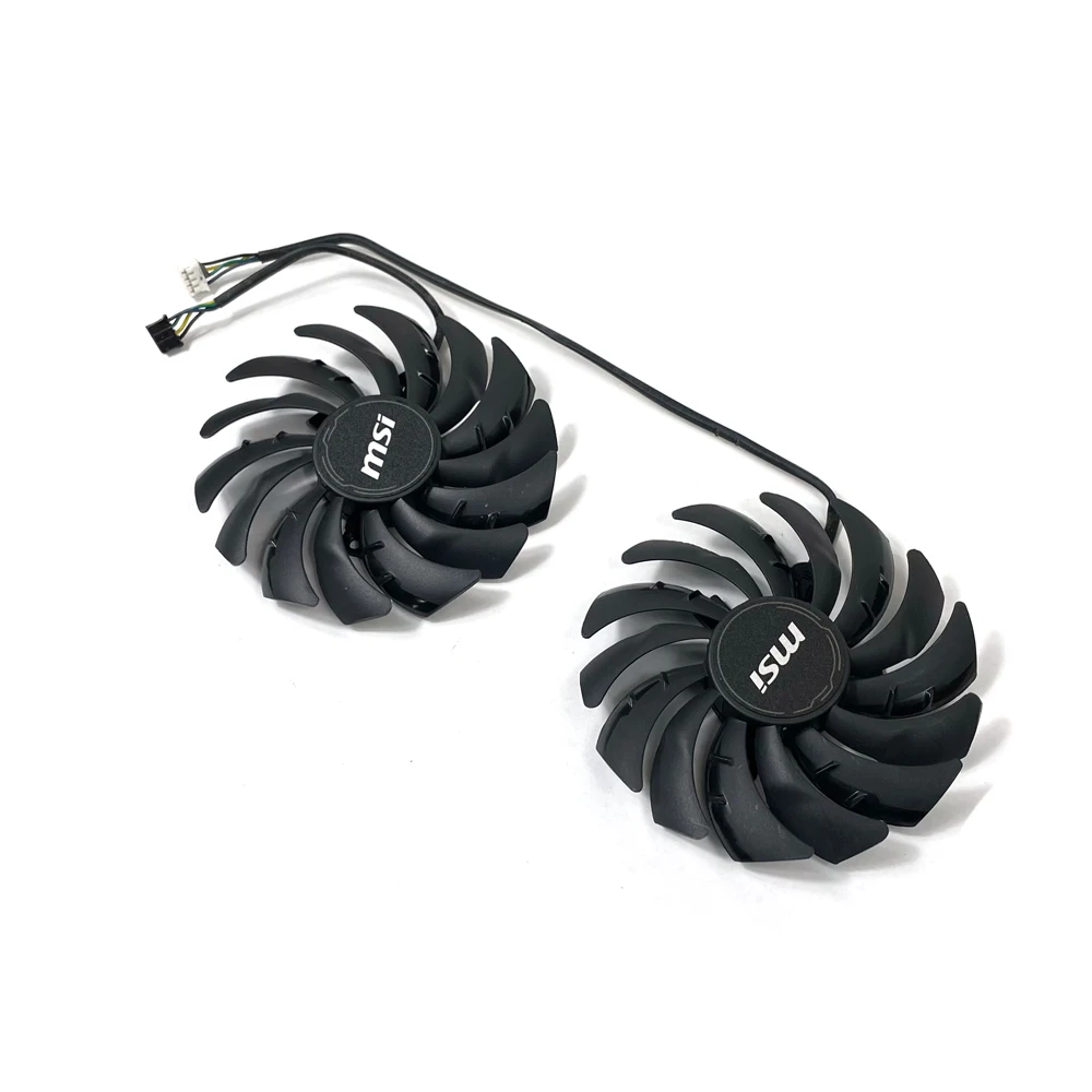 Ventilador de refrigeração Gpu, 95mm, pld10010s/b12hh, rtx3060, para msi, rtx 3070, 3060, 3060ti, Ventus 2x, original, 2 peças