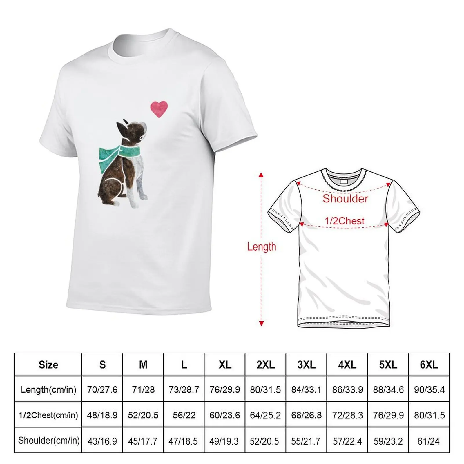 Watercolour Boston Terrier T-Shirt hippie clothes cheap stuff Short sleeve tee men