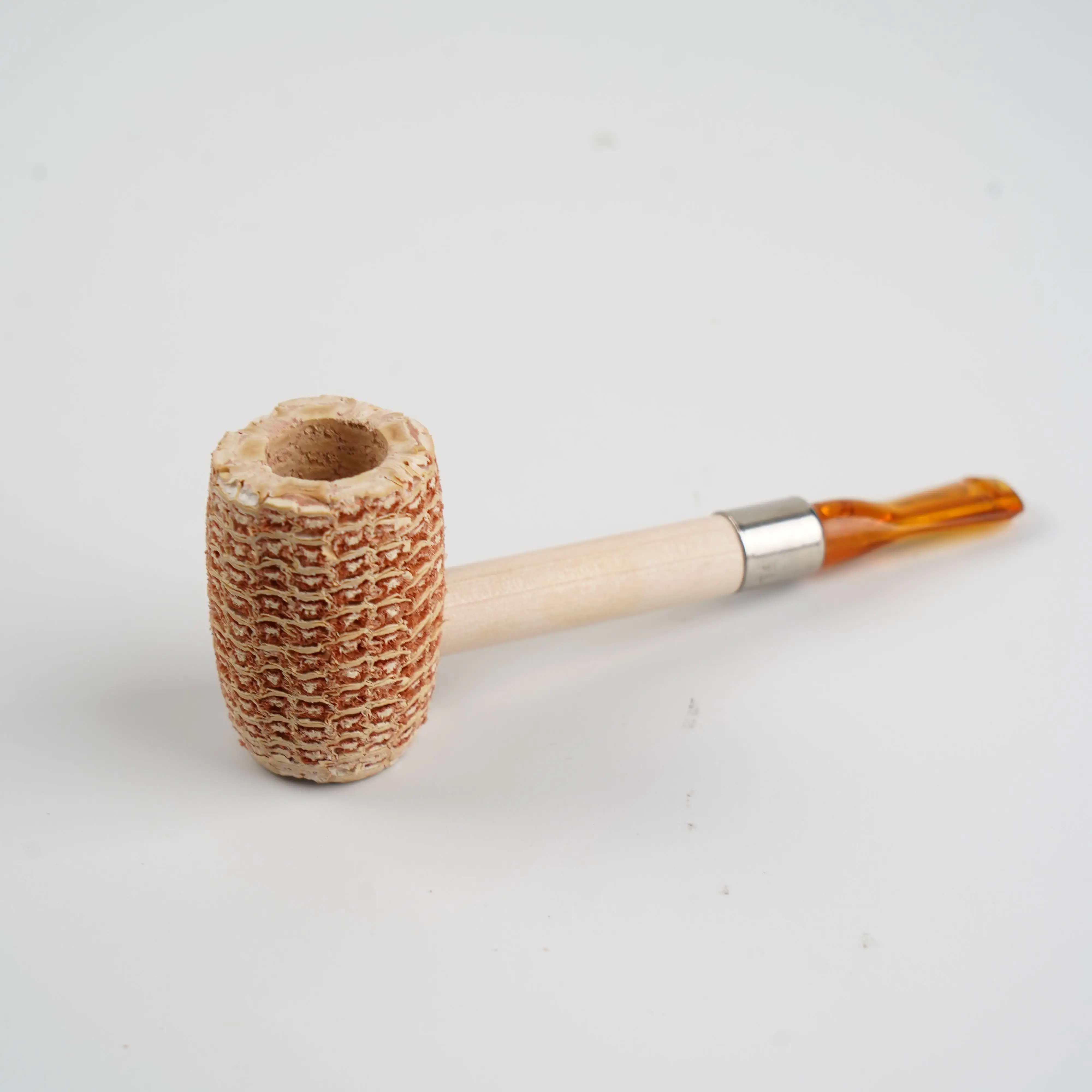 Medium Corn Pipes, Practice smoking Pipes , Beginner Pipes,  Disposable Pipes,  Hospitality Pipes,  Corncob Corn Tobacco Pipe