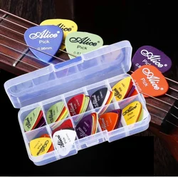 Alice Guitar Pick 12/24/50/100 Pieces Mixed ABS Premium Matte Anti-Skid Guitar Pick w/ Pick Box /for Acoustic Electric/Bass