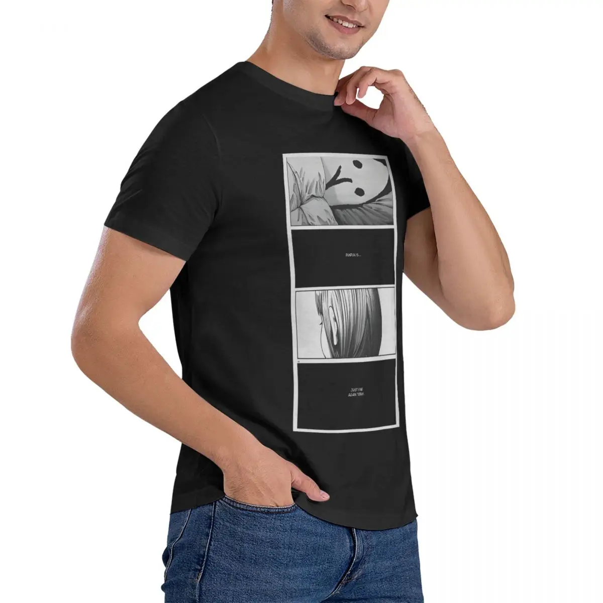 メンズ半袖Tシャツ,ラウンドカラー,コットン,オリジナル