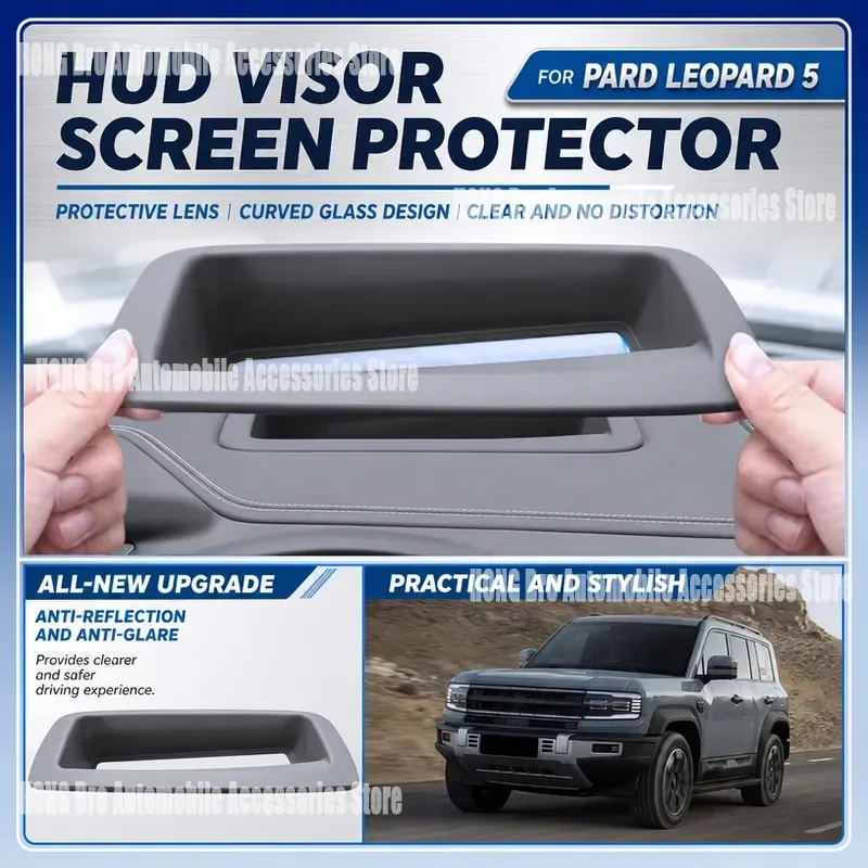 For BYD Fang Cheng Bao Leopard 5 2023-2025 Curved HUD Head Up Display Protective Cover Dashboard Screen Protector Car