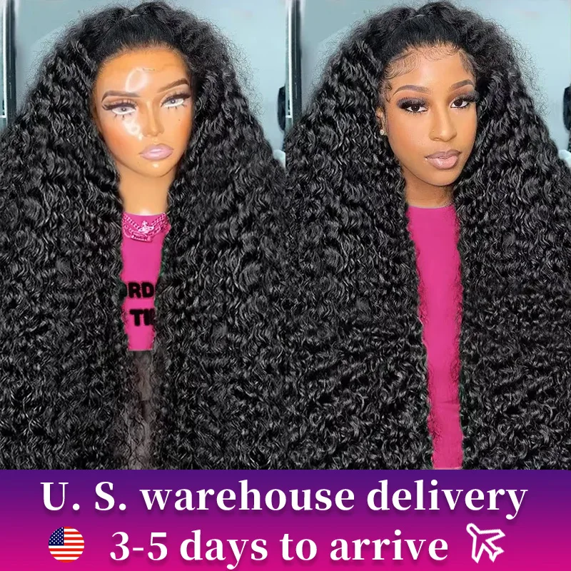 

30 Inch Deep Wave 13x6 HD Lace Front Human Hair Wig Ready to Wear Pre Cut Glueless Virgin Wig 13x4 Curly Wave Lace Frontal Wigs