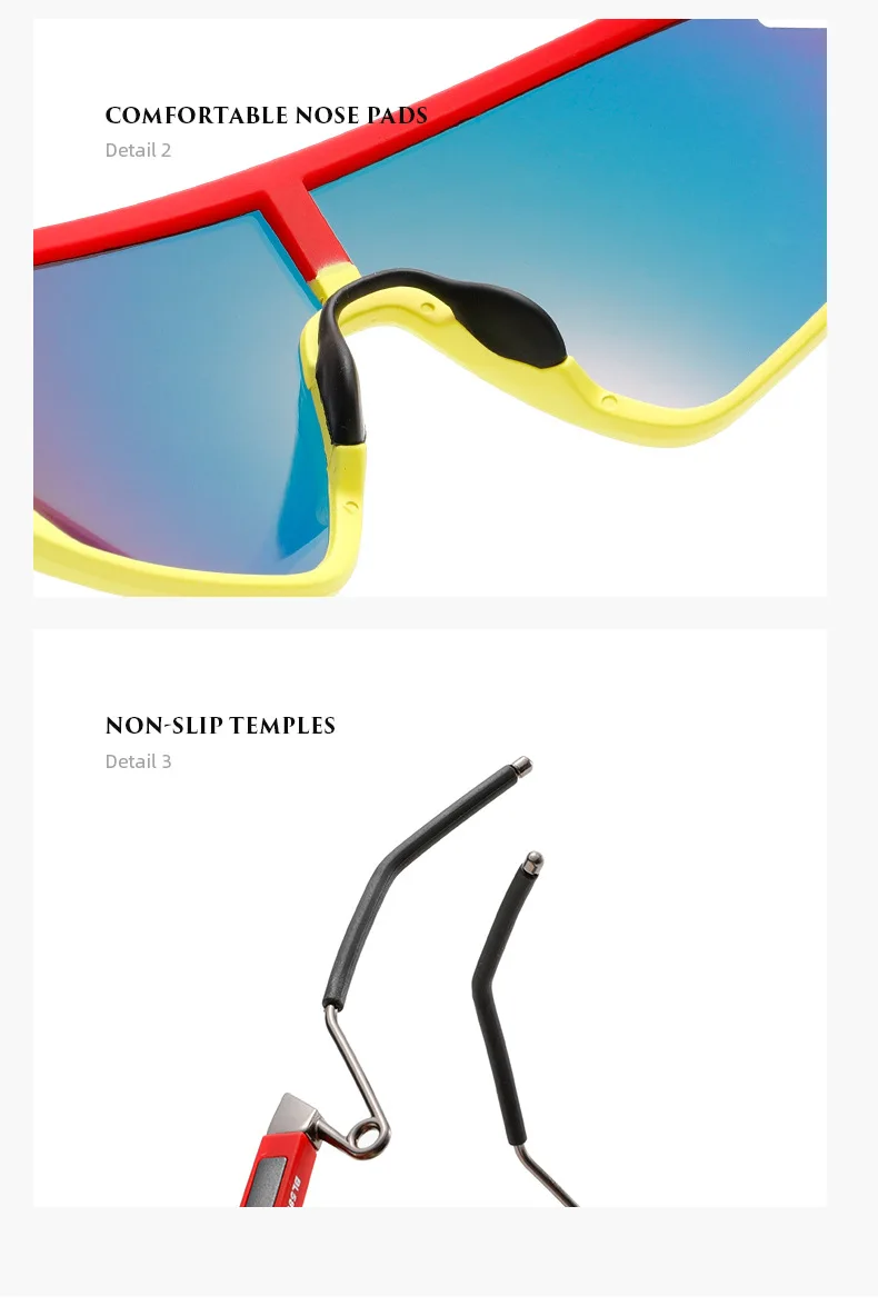 Neue Mann Frau Brille Bunte Berg Radfahren Sport Schutzbrille UV400 Mode Vielseitige Outdoor Unisex Radfahren Brillen – Detail 7