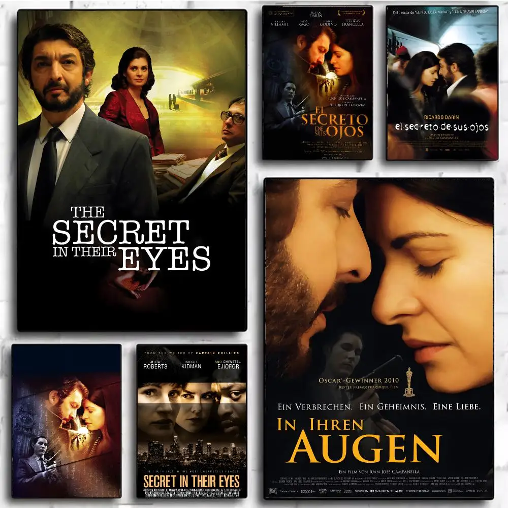 Suspenseful Film T-The Secret in Their Eyes Poster Modern Home Decor & Interior Design | Wall Art Collection