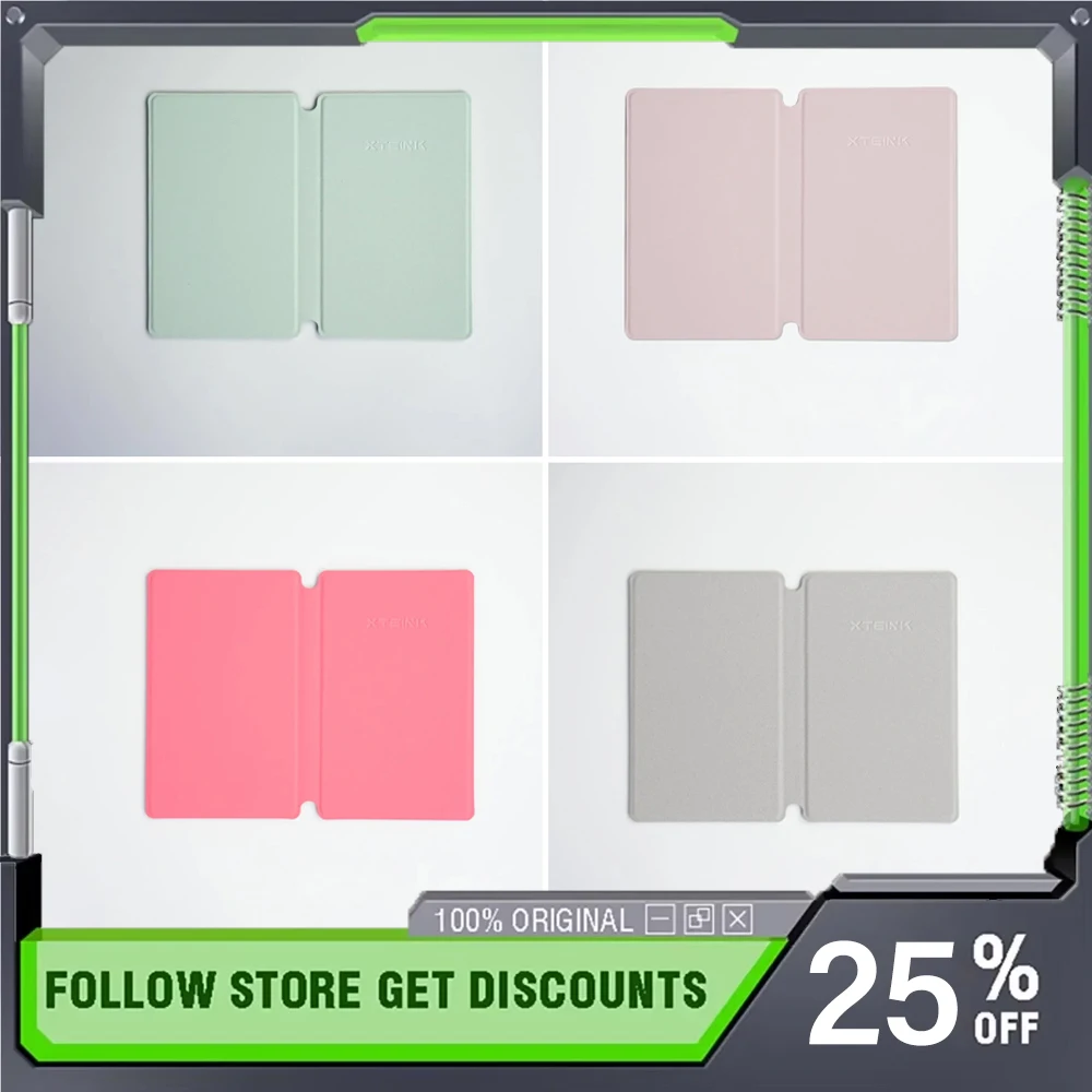 For XTEINK X4pro 4.3 Inch E-Book Reader Official Magnetic Shell All-inclusive Flip Cover Portable Lightweight 6 Colors Case