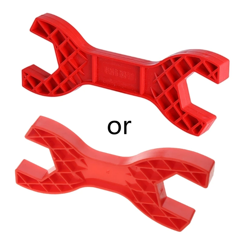 Multifunctional Double Head Shower Wrench Plastic Made Lightweight Dropship