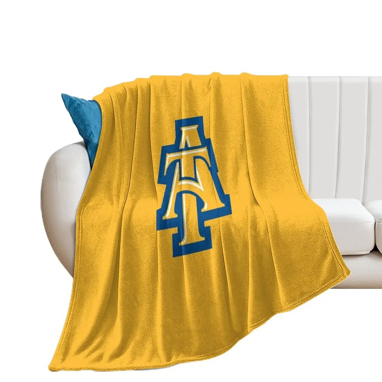 The A&T Aggies Team Throw Blanket Thin Picnic Blankets