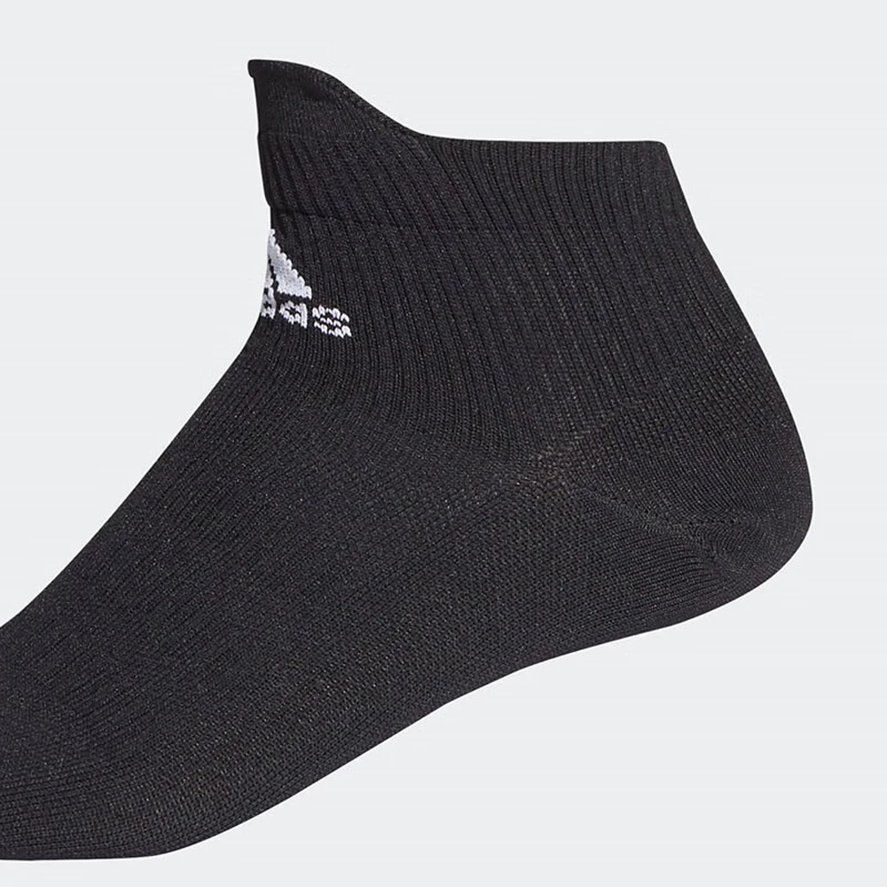 Adidas Sports Series Black Ankle Socks Breathable Moisture Wicking Comfortable For Running And Fitness
