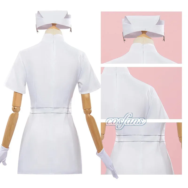 أزياء مي كوكو أرنب هول التأثيرية زي الممرضة بدلة مثيرة 2025 أزياء الهالوين للسيدات والفتيات أزياء كوس باروكات لعب الأدوار jk؛ 6