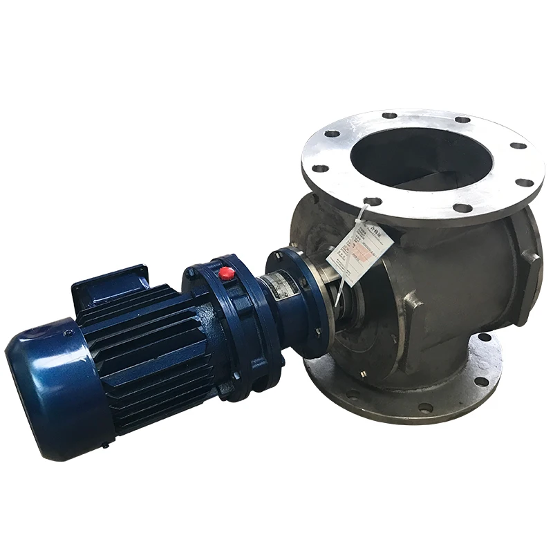 Rotary Feeder Rotary Airlock Valve Stainless Steel Gas Electric Control Normal Temperature Constant Flow Rate Valves