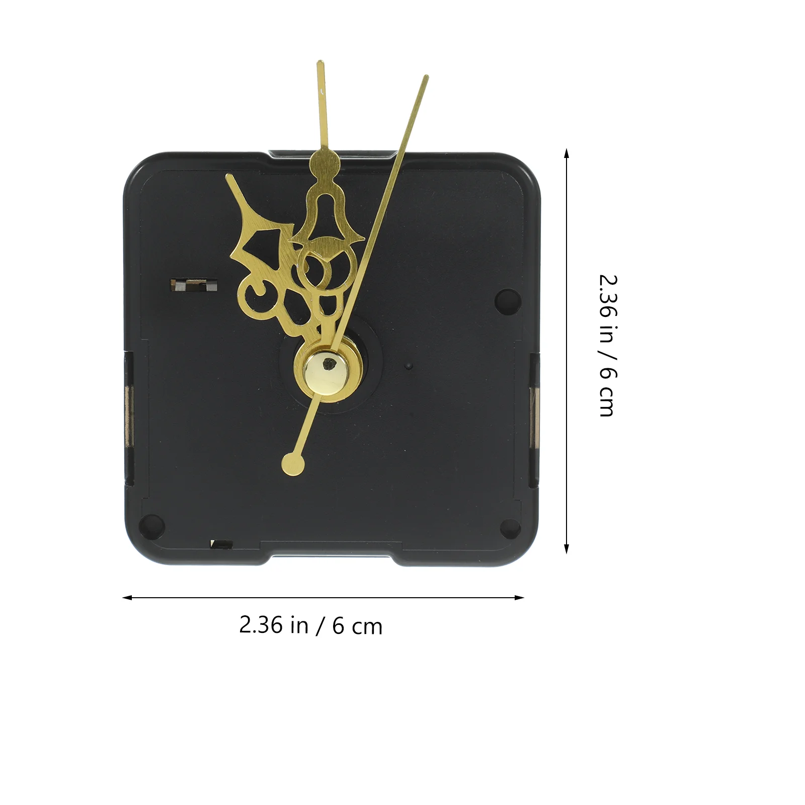 Desk Clock Movement Silent Small Wall Hand DIY Table Suitable for 10-12cm Mechanism Kit Accessories Mute Plastic Classic Color