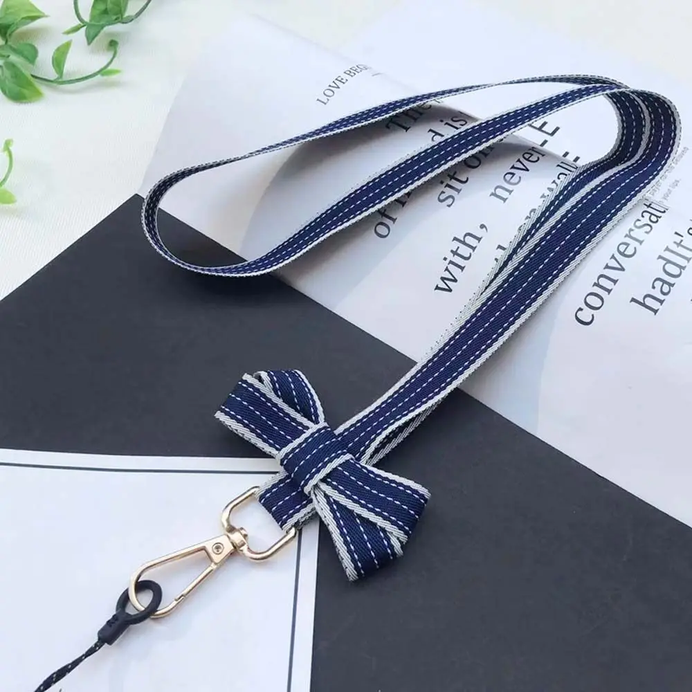 

Ring Drop Keys Holder Hang Rope Mobile Phone Accessories Bowknot Mobile Phone Straps Neck Strap Keychain Lanyard Phone Lanyard