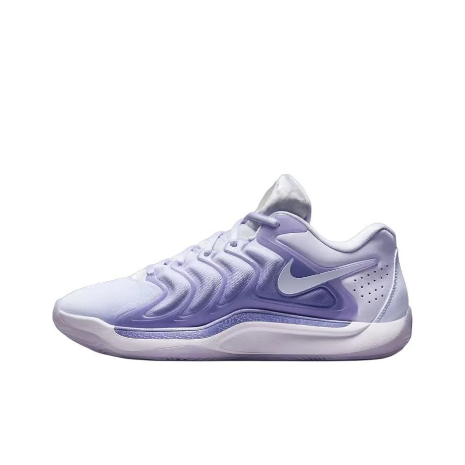 

Мужские баскетбольные кроссовки Nike KD 17 с низким верхом, устойчивые к скольжению и истиранию, фиолетовые, FJ9487-500