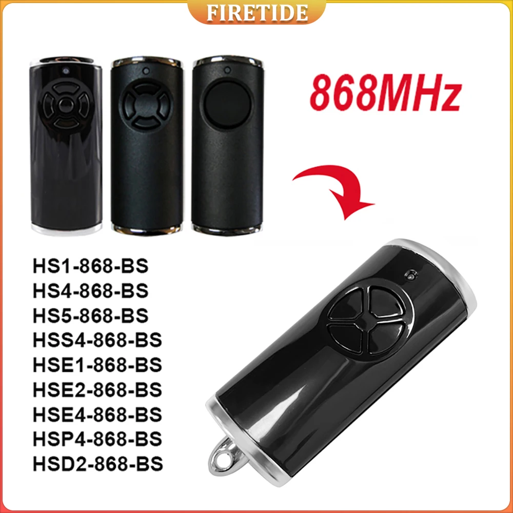 Abridores de porta de garagem de substituição de abridor de porta de garagem de 868 MHz para transmissor portátil Hormann HSE-4-868-BS