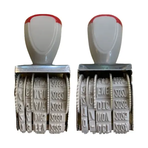 회전 스탬프 스페인어 날짜 스탬프 프랑스어 날짜 스탬프 스크랩북 스탬프 Dropship