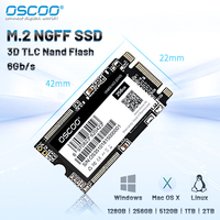 OSCOO M.2 SSD SATAIII 128GB 256gb 512 gb Disk HDD 2242 NGFF M2 SATA 1tb 2tb 120gb 240gb Hard Drive for Laptop Destop Thinkpad