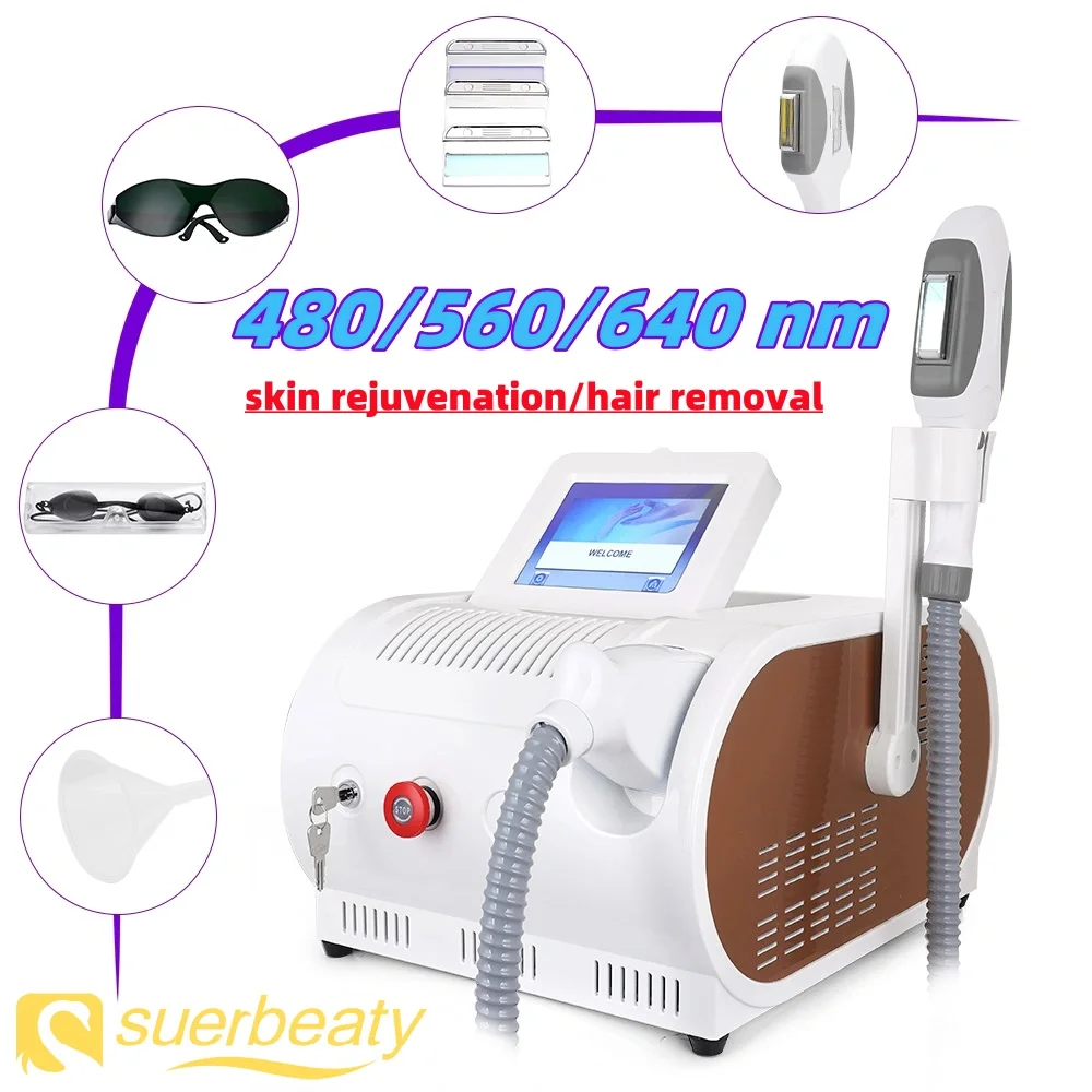 IPL Hair Removal Skin Rejuvenation Spots Removal Machine For Professional Use