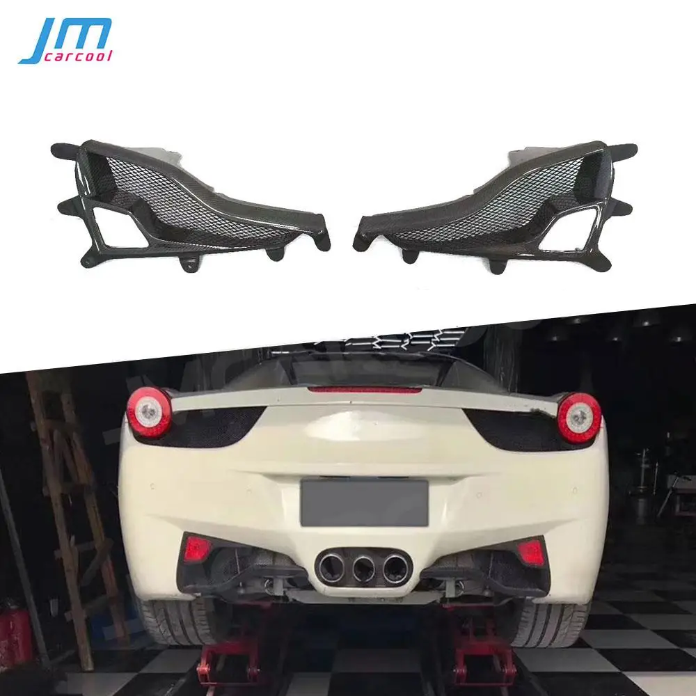 

Carbon Fiber Rear Bumper Lampshade Car Accessorise For Ferrari 458 Auto Car Decoration