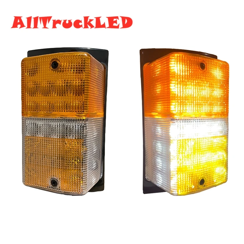 

1Pair 24V led side corner Lamp for scania 113 truck led corner lamp 394769 394768 FITS SCANIA 3 SERIES CORNER LIGHT HGV/ LORRY