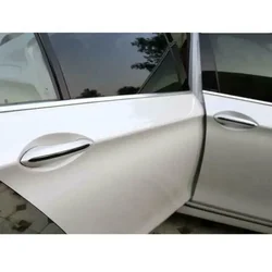 For BMW 5 Series F10 F18 F11 2011-2017 Trim Handle Cover Black  Stainless Steel Stripe Door Car Trim Molding Accessories ABS