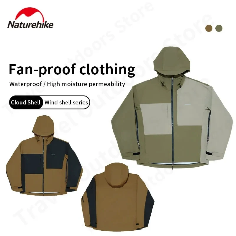 Naturehike Outdoor Jacket Winter Warm Hiking  Camping Waterproof  Windbreaker Ultra-lightweight Funtional Coat Climbing Clothing