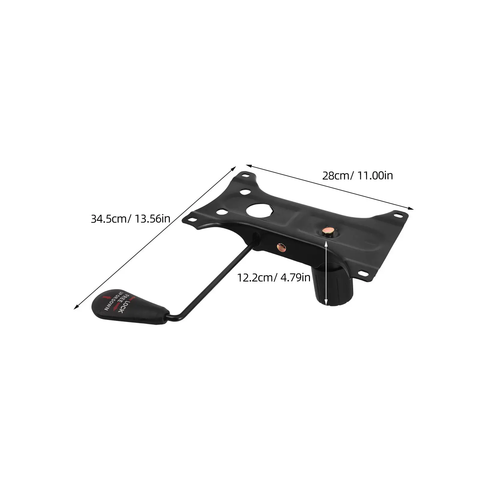 Office Chair Height Adjuster Tilt Mechanism Replacement Lifting Base Swivel Control for Home Office Computer Chair Parts Repair