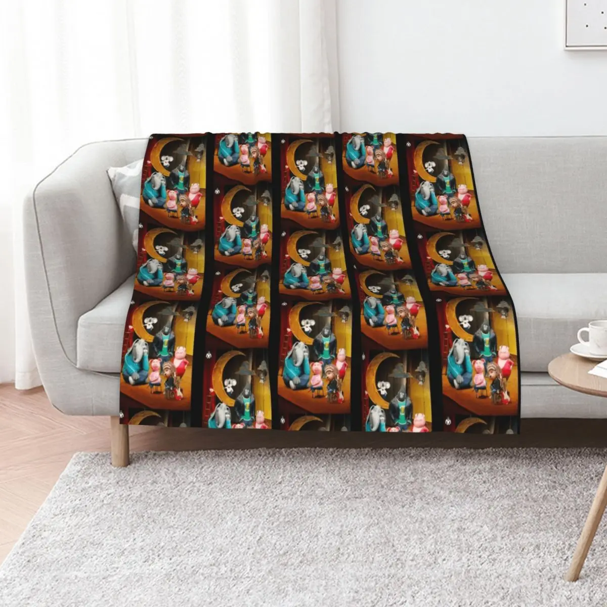 Sing (2016) Movie Poster Throw Blanket Sofas Decoratives for sofa Thin Furry Sofa Quilt Blankets