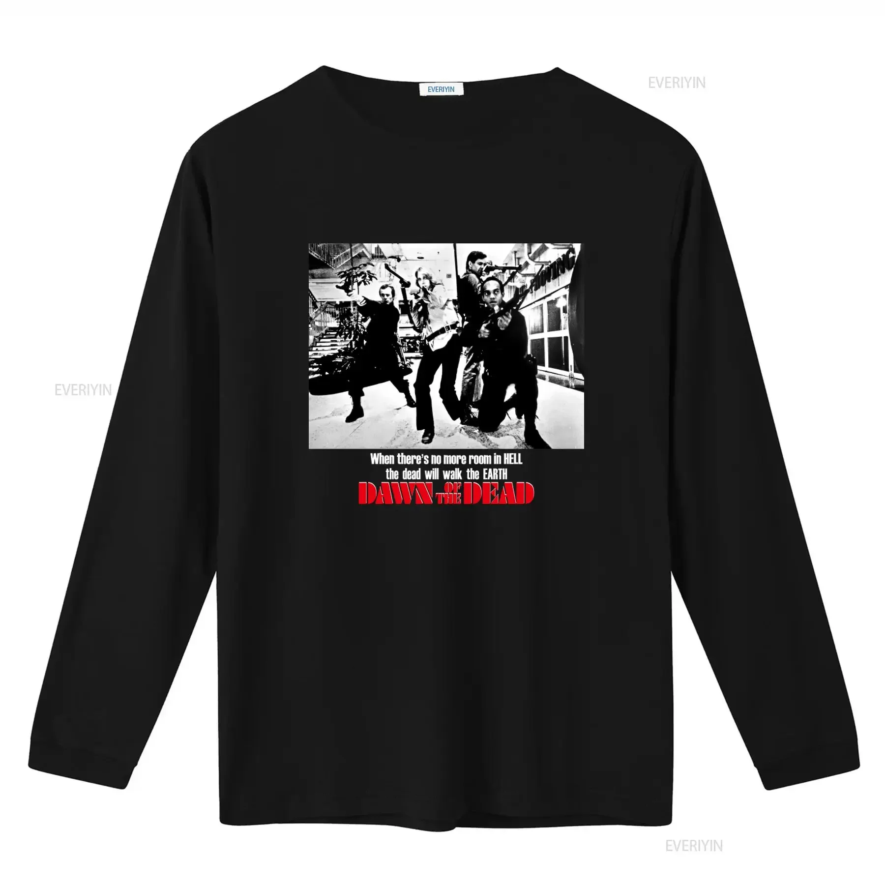 Dawn Of The Dead T Shirt Horror 80s Cult Classic Night Living Return Deadalive Day Evil vintage Washed streetwear view 2