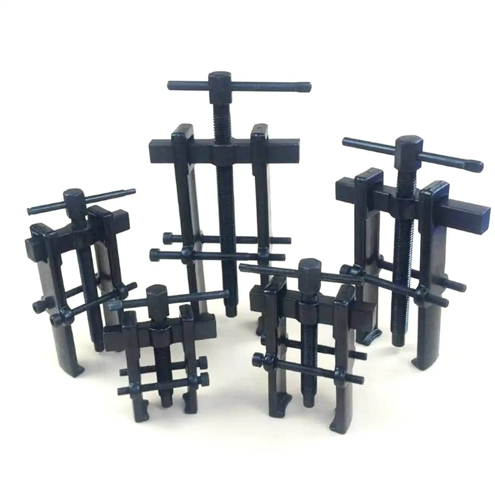 Operate Width*Length 35x45 38x65 40x80 55x90 70x120mm 2 Jaws Black Coated Gear Armature Bearing Puller Forging Extractor Remover