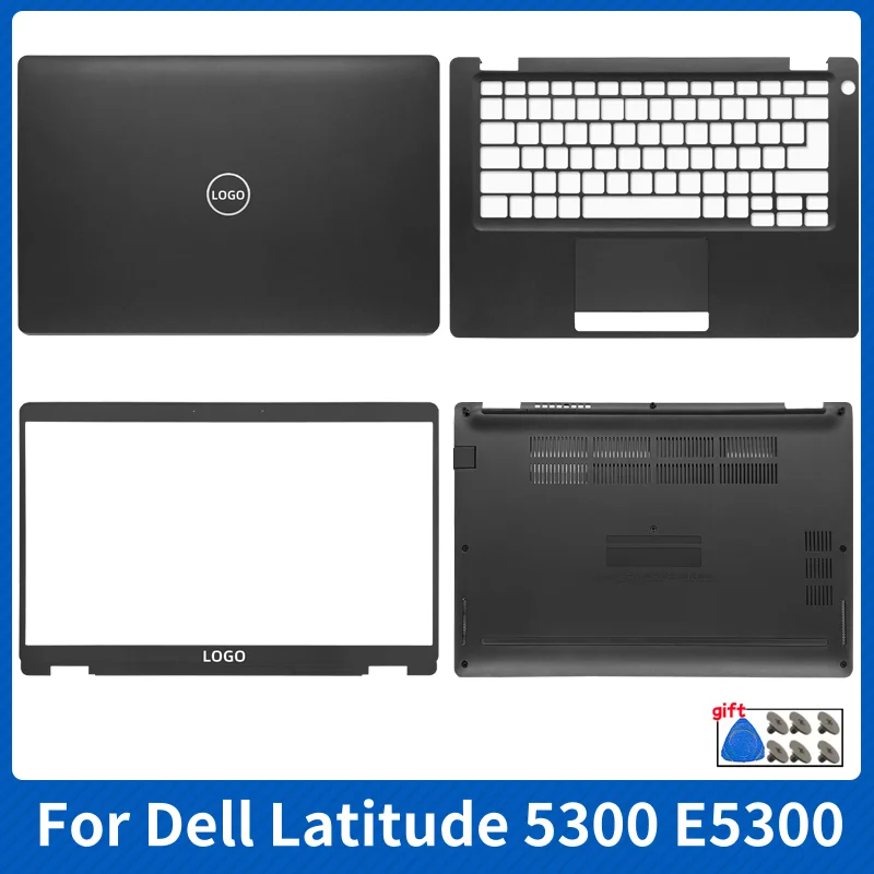 

New Original for Dell Latitude 5300 E5300 Laptop LCD Back Cover Front Bezel Upper Palmrest Bottom Base Case Hinge Replace Casing