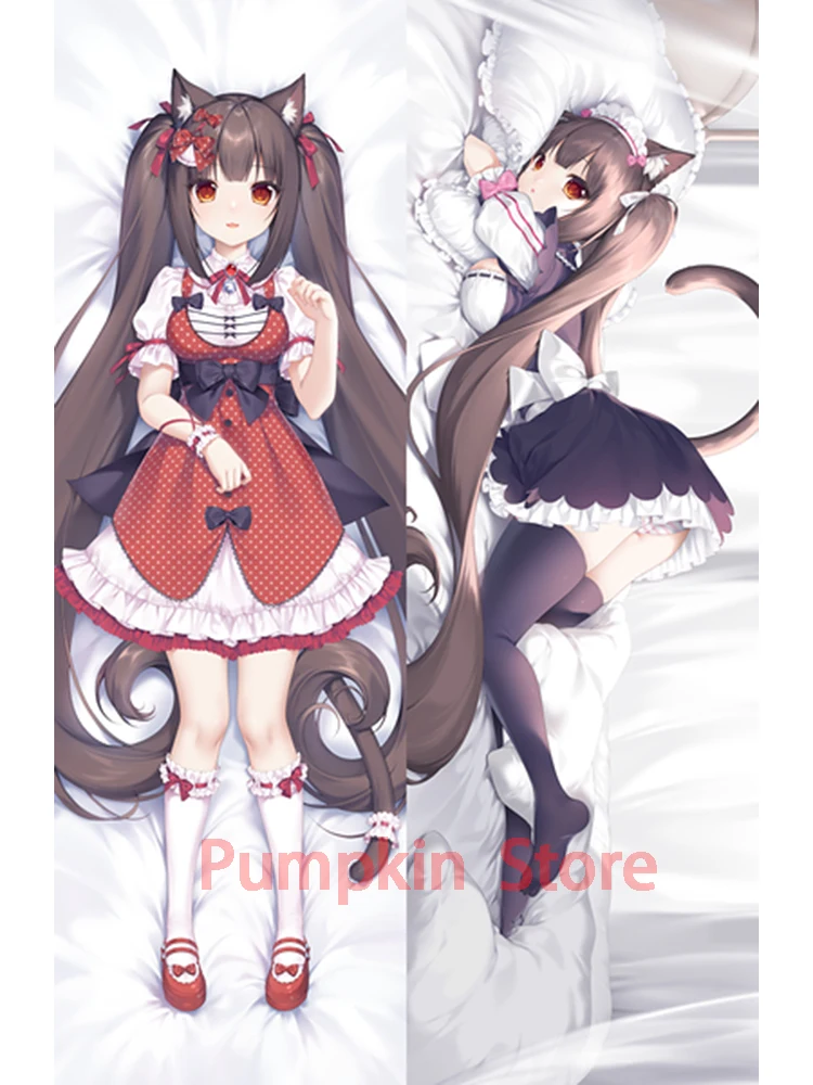 Dakimakura Anime Pillow Case Nekopara Chocola Double-sided Print Of Life-size Body Pillowcase Gifts Can be Customized