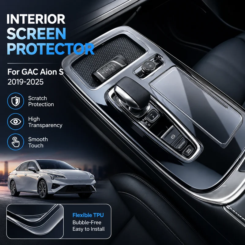 

Interior Screen Protector For GAC Aion S 2019-2025 TPU Clear High Definition, Replacement Parts, Car Accessories