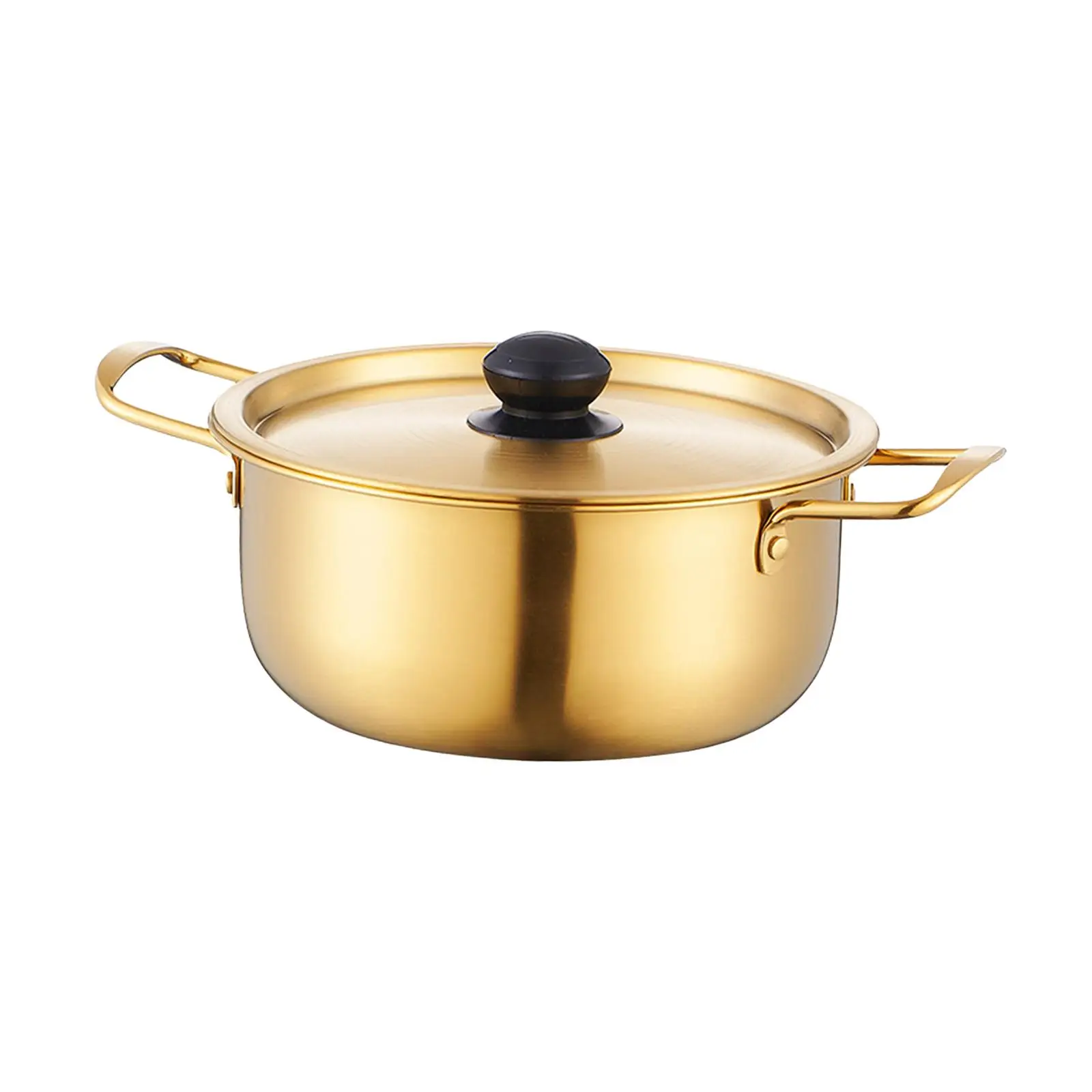 Instant Noodles Pot Ramyun Cooker Cookware Stainless Steel Korean Noodle Pot Korean Ramen Cooking Pot,