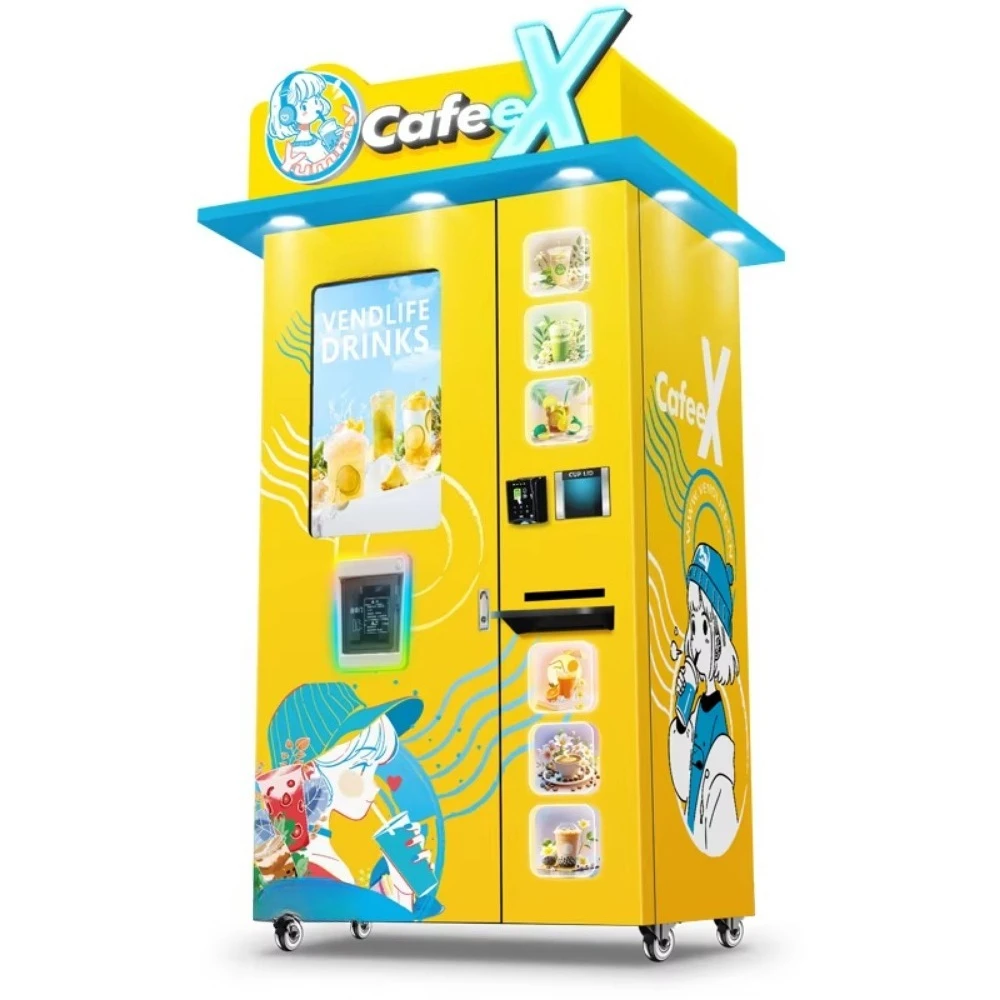 Fruit Juice Beverage Dispensers Instant Coffee Maker Vending Machine Commercial Hot Coffee Dispenser Soybean Milk Tea Machine