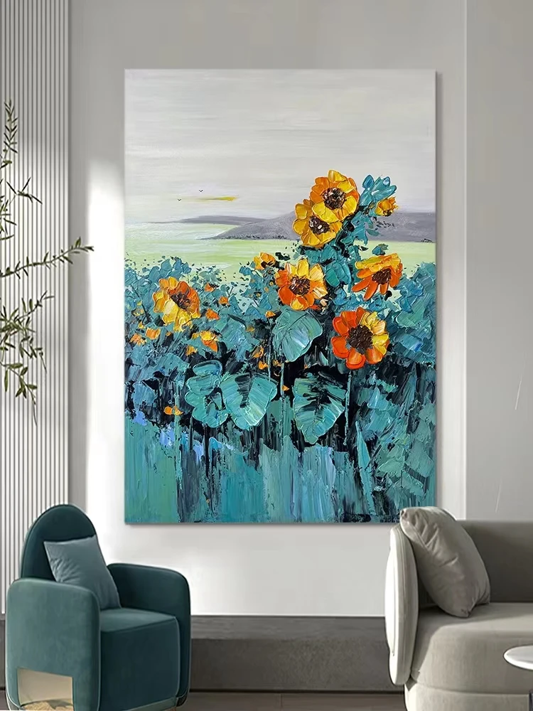 Pop Art Abstract Oil Painting Handmade Reproduction Landscape Canvas Oil Painting Wall Art Picture