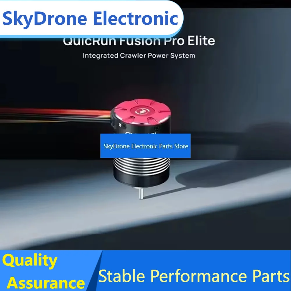 SkyDElHobbywing-QUICRUN Fusion Pro Elite 2300KV Waterproof 2-in-1 Brushless Motor & ESC, Sensored For 1/10 RC Crawler Truck Car