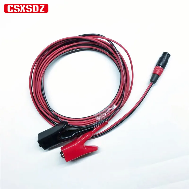 NEW Cable for RD8000 RD8100 RD8200  Radiodetection Pipeline detector Power Data Cable 8Pins To Clips