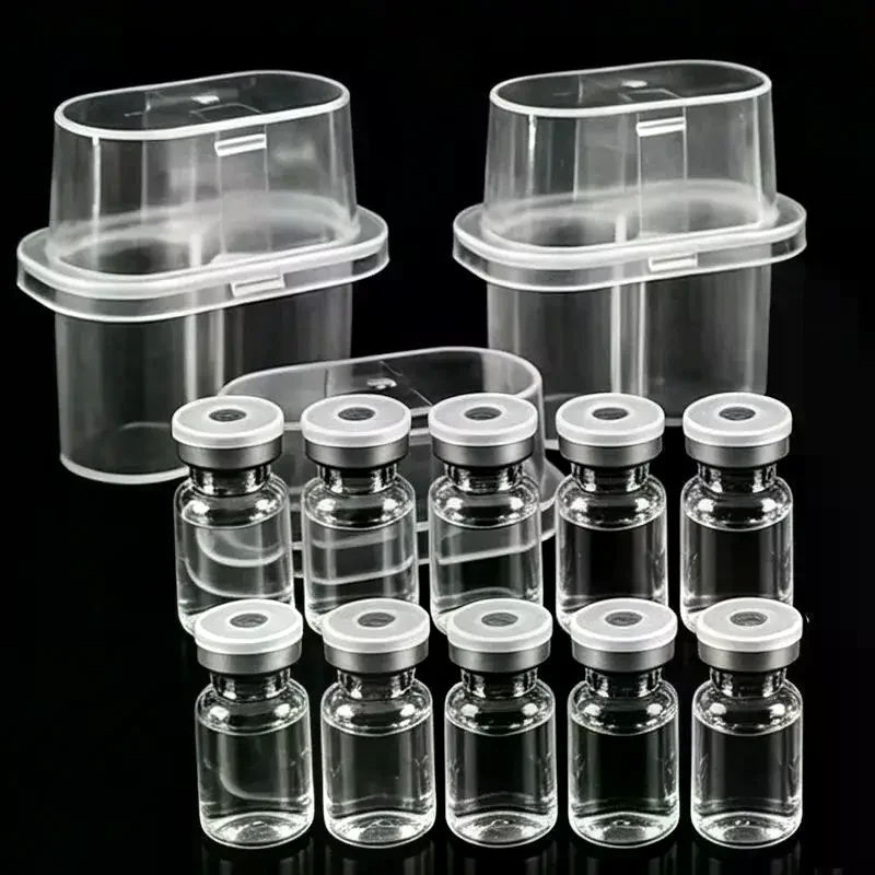 2-Slot Peptide Microtube Vial Freezer Storage Case Durable Portable for Fridge Hospital Lab Sample Preservation