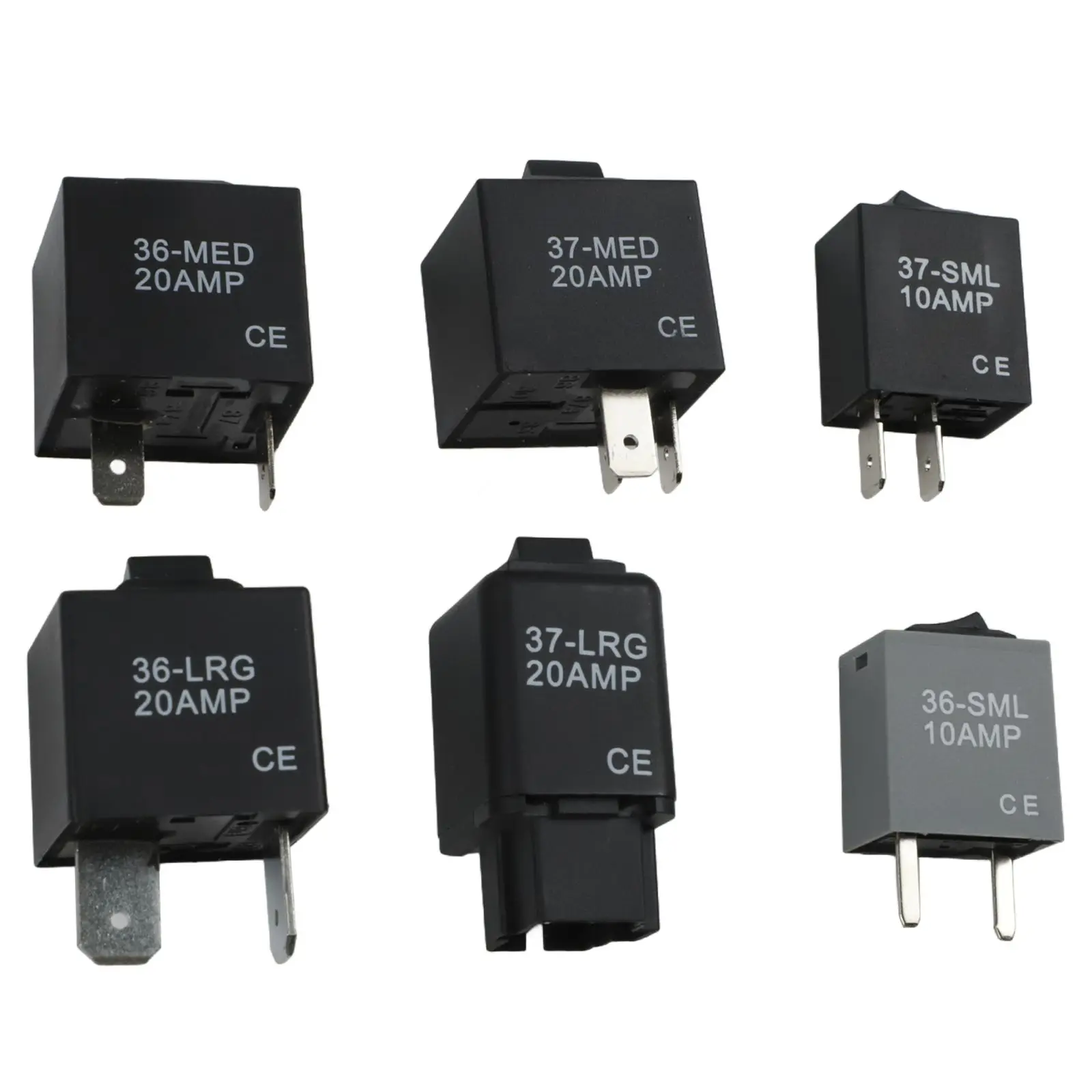 6pcs Relay Bypass Switch Kit for OE 9036 9037 9038 Compatible with Domestic Japanese Korean German Vehicles Diagnostic Tool