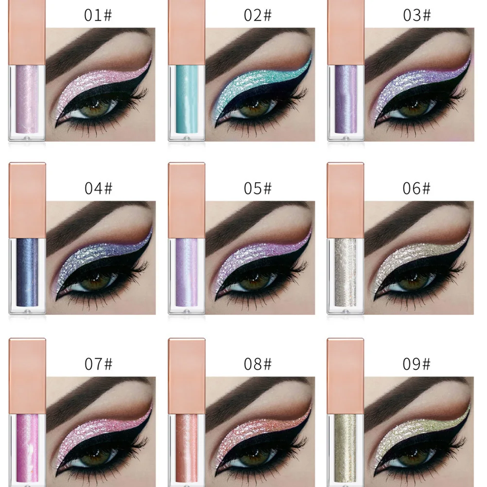 ظلال عيون سائلة لامعة، ظلال عيون بيرليسسينت، بودرة عيون متوهجة، مكياج عيون