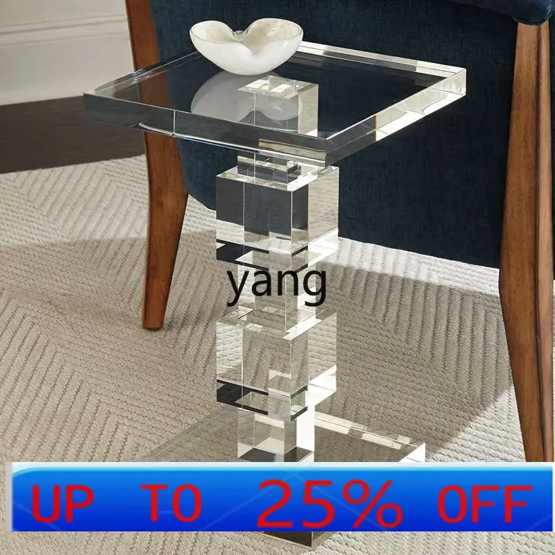 

LTT acrylic transparent fashion living room reception decoration sofa edge few, balcony round few