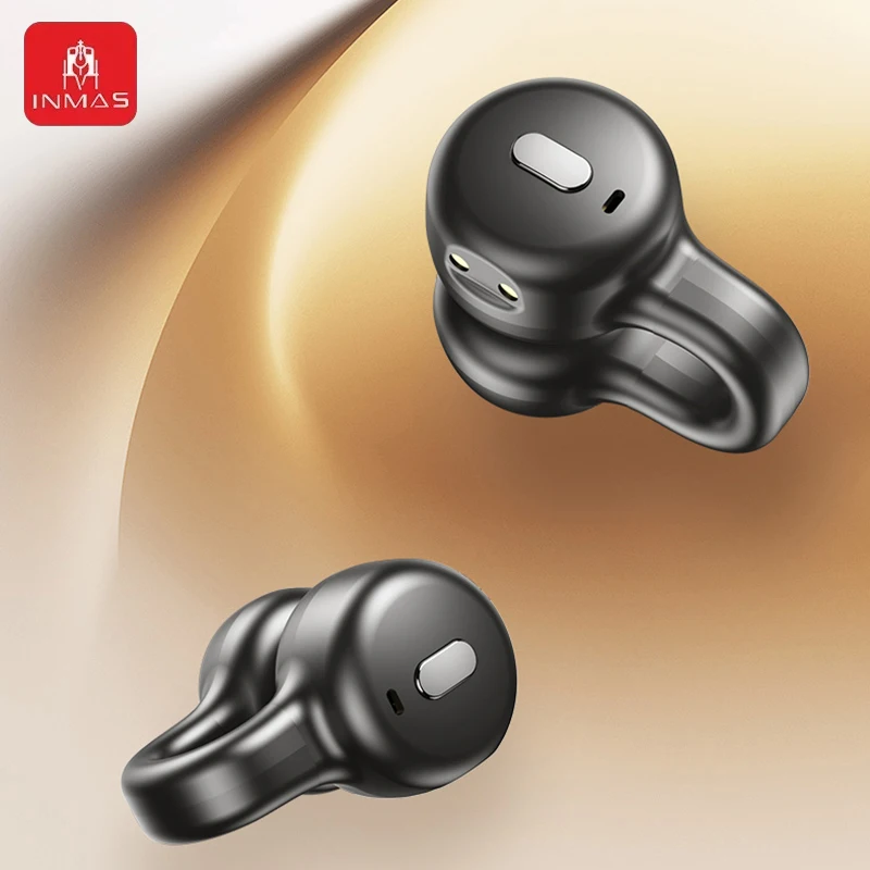 INMAS CT11 ANC Wireless Earbuds Bluetooth Touch Screen Headphones LED Screen Display Headset Active Noise Cancellation Earphones