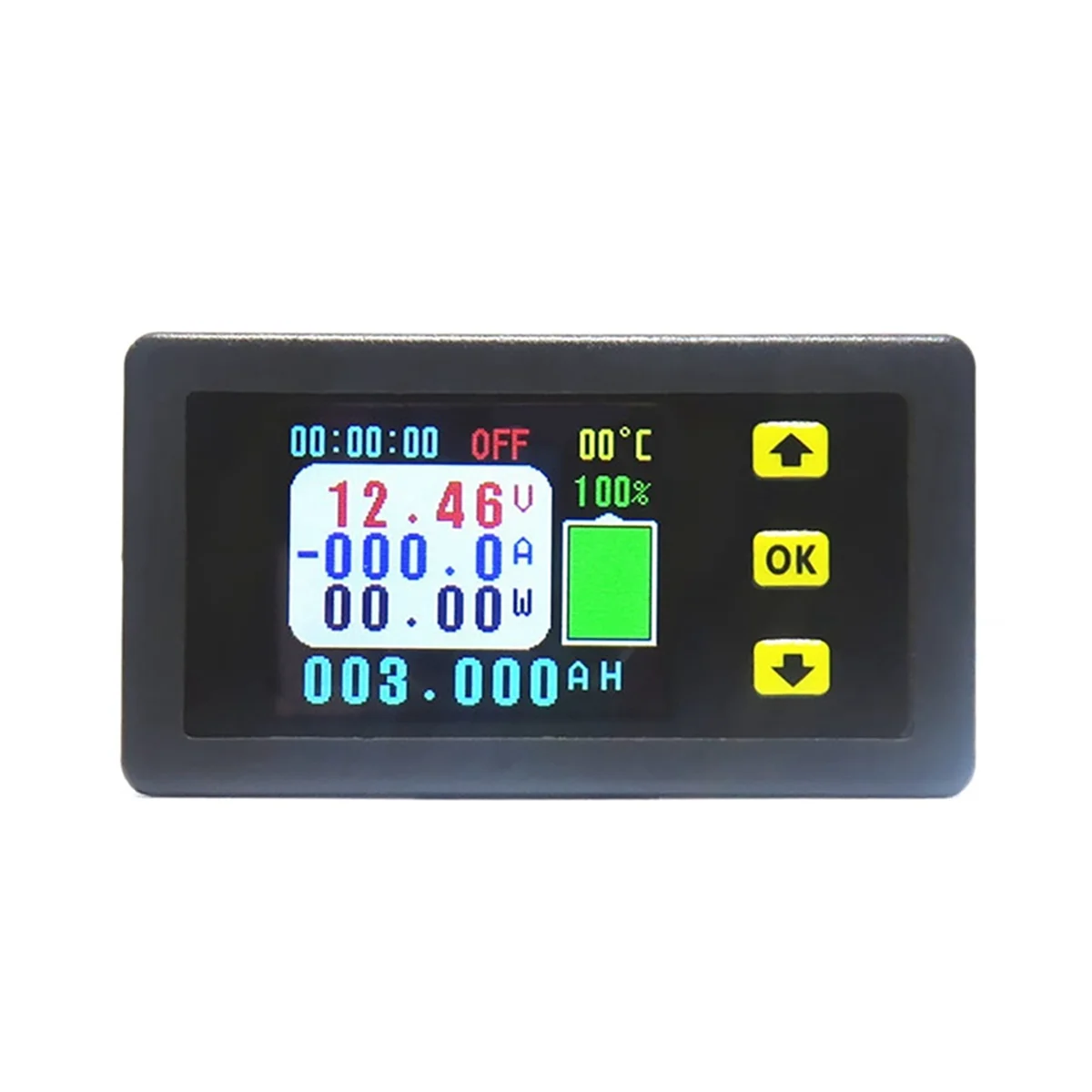 Hot New VA7510S Voltage and Current Meter,100A 6-75V/0V-120V DC Ammeter Voltmeter Monitor Output Battery Charge and Discharge