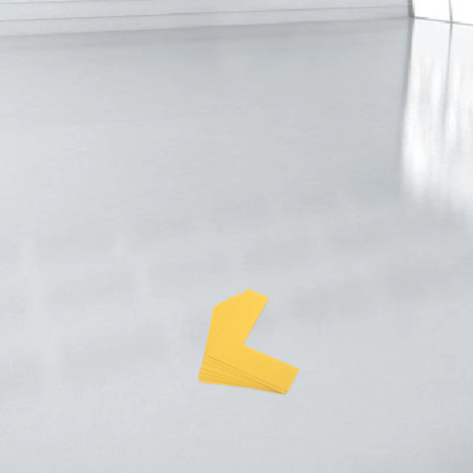 

8Pcs L Shaped Floor Markers Anti Slip Wear Resistant Warehouse Office Location Marking Corner Stickers for Concrete Floors