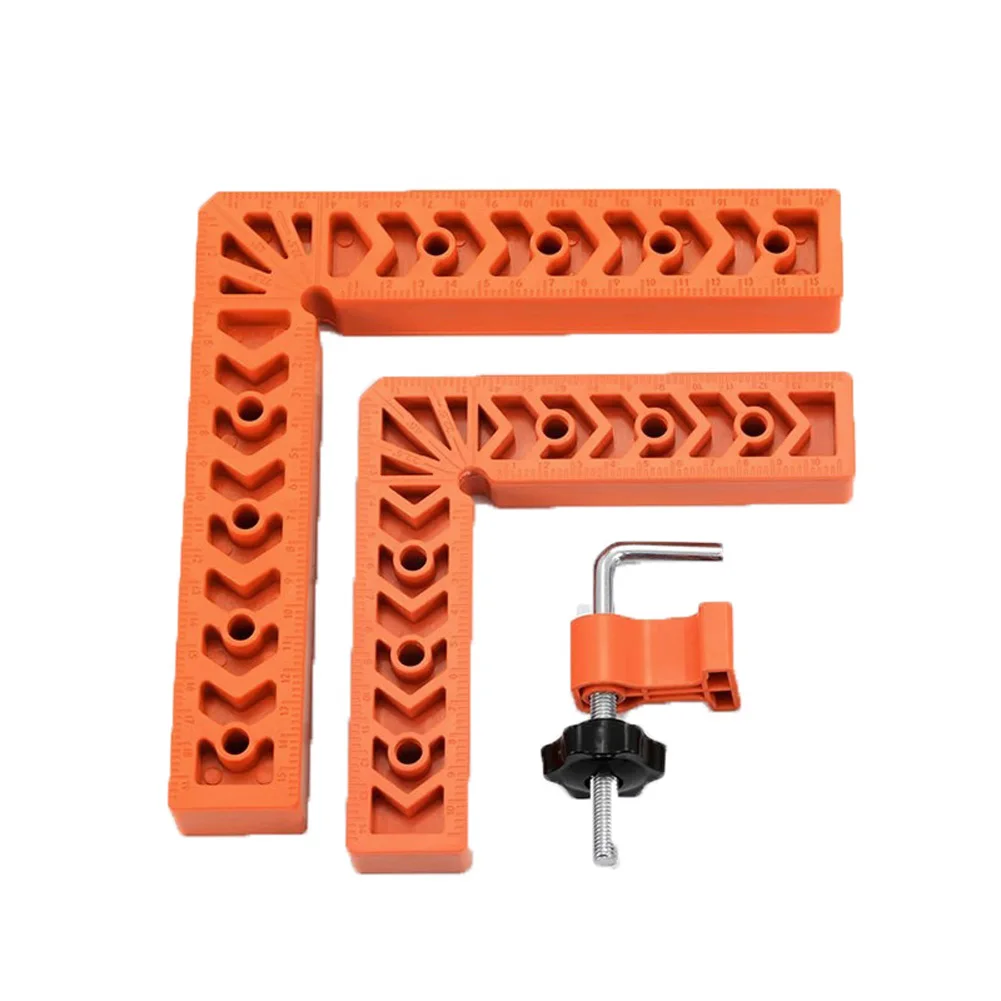 

1pc 90 Degree Positioning Squares 4/3 Inch Right Angle Woodworking Carpenter Tool L Fixing Clamp Corner Woodworking Tool