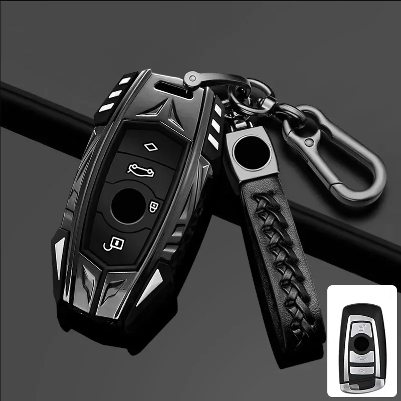 

Zinc Alloy Car Key Shell For BMW Key Covers BMW X1 X2 X3 X4 X5 X6 F10 E46 520 525 320i 218i F15 F16 F48 F39 G11 G30 Car Bag